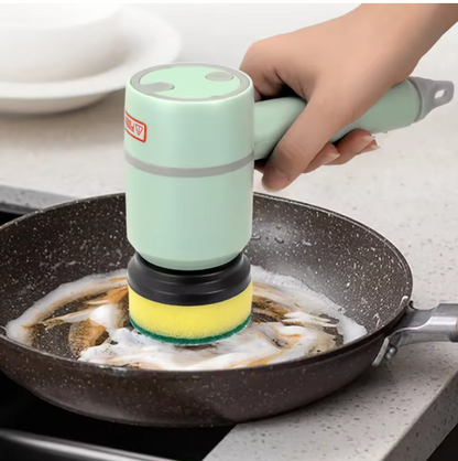 Electric Cleaning Brush USB Rechargeable Automatic Wireless Handheld Kitchen Dishwashing Brush Bathtub Tile Cleaning Brushes